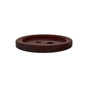 Poly button 2-hole 23mm bordeaux