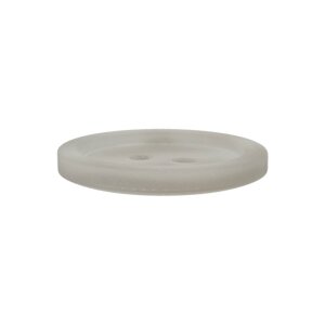 Poly button 2-hole 23mm light grey