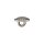 Metal Button eyelet 10mm old silver