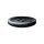 Poly button 4-hole 15mm dark grey