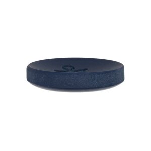 Poly button 4-hole anchor 15mm navy