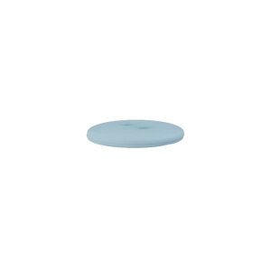 Poly button 2-hole 23mm light blue