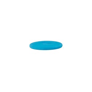 Poly button 2-hole 23mm dark turquoise