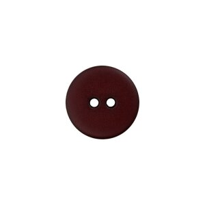 Poly button 2-hole 23mm dark brown