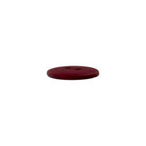 Poly button 2-hole 23mm dark red