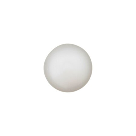 Poly button eyelet pearl 10mm white