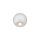 Poly button eyelet pearl 10mm white