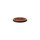 Poly button 2-hole 11mm medium brown