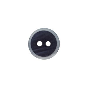 Poly button 2-hole 11mm navy