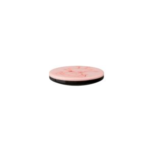 Poly button 2-hole girl 15mm pink