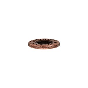 Metal Button Black. 4-hole 20mm