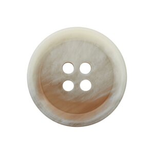 Poly button 4-hole 20mm beige