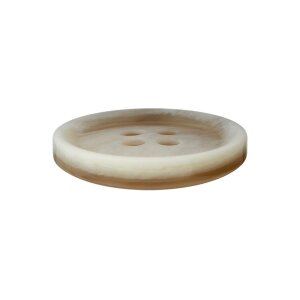 Poly button 4-hole 20mm beige