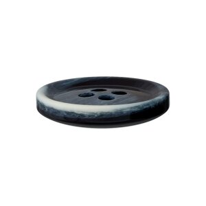 Poly button 4-hole 20mm navy