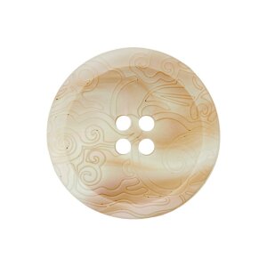 Poly button 4-hole 23mm beige