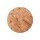 Cork button with eyelet 25mm beige