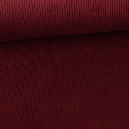 Cord Stretch Uni Bordeaux