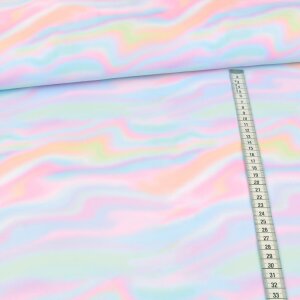 Functional jersey swimwear sports jersey bathing suit fabric pastel gradient
