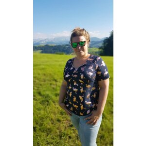 eBook Basicshirt / Tunika / Basickleid "RAFFaela Curvy" Glitzerpüppi-Schnittmuster