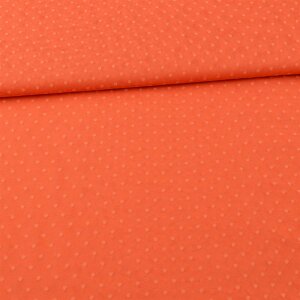 Soft Tulle Fabric Dots orange