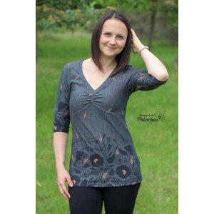 eBook Basicshirt / Basickleid "RAFFaela" Glitzerpüppi-Schnittmuster mit GEWERBELIZENZ