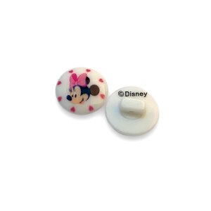 Walt Disney 15mm - minnie mouse white