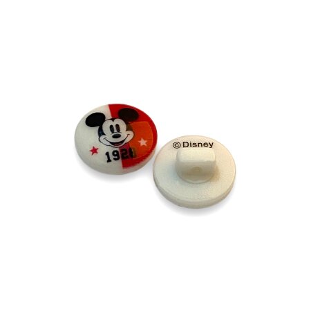 Walt Disney 13mm - mickey mouse white red