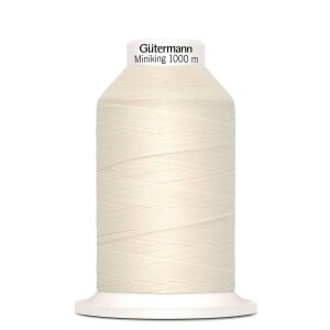 Gütermann Miniking Nr. 802 Sewing Thread - 1000m,...
